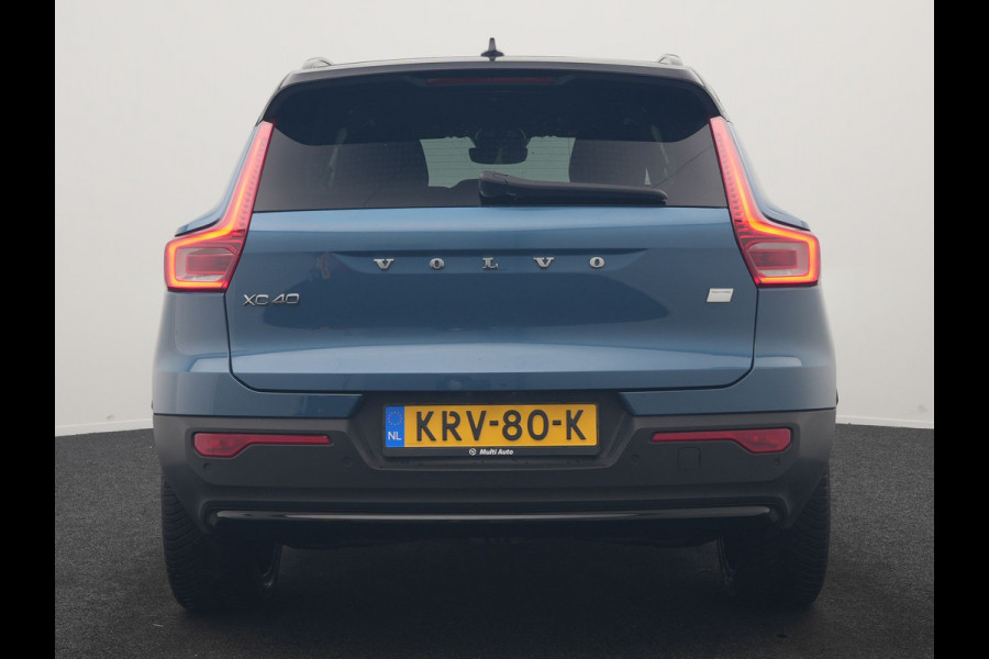 Volvo XC40 Single Motor Long Range Plus 82 kWh 252pk Dealer O.H | Trekhaak Af Fabriek | Camera | Adaptive Cruise | Sportstoelen Verwarmd | Pilot Assist | Google Assistant & Maps | BLIS | Keyless | Virtual | Navigatie | DAB | 19"L.M |