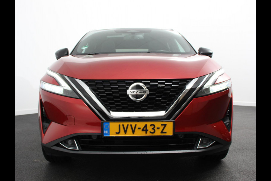 Nissan QASHQAI 1.3 MHEV Xtronic Tekna Plus Navigatie Climate control Head up leder LMV Camera 360 Panorama dak Electrisch bedienbare achterklep