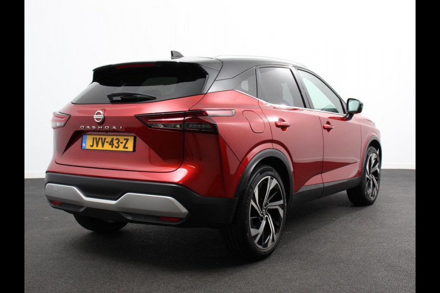 Nissan QASHQAI 1.3 MHEV Xtronic Tekna Plus Navigatie Climate control Head up leder LMV Camera 360 Panorama dak Electrisch bedienbare achterklep