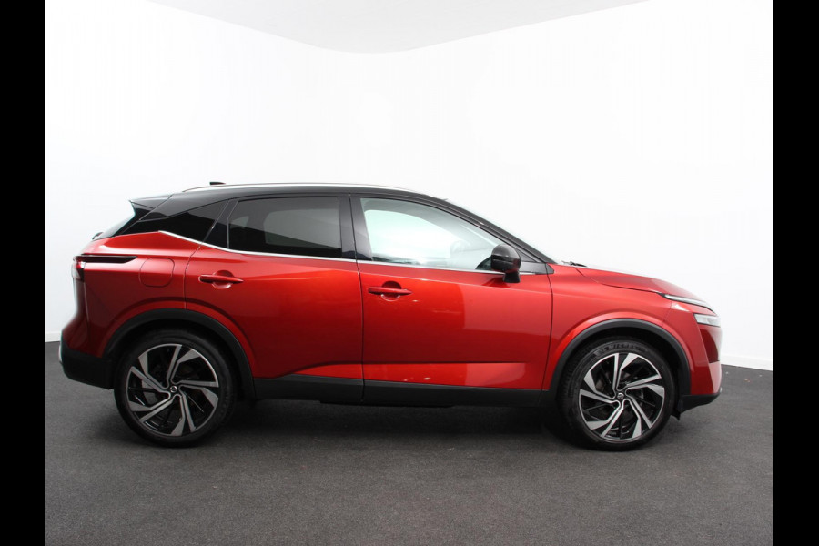 Nissan QASHQAI 1.3 MHEV Xtronic Tekna Plus Navigatie Climate control Head up leder LMV Camera 360 Panorama dak Electrisch bedienbare achterklep