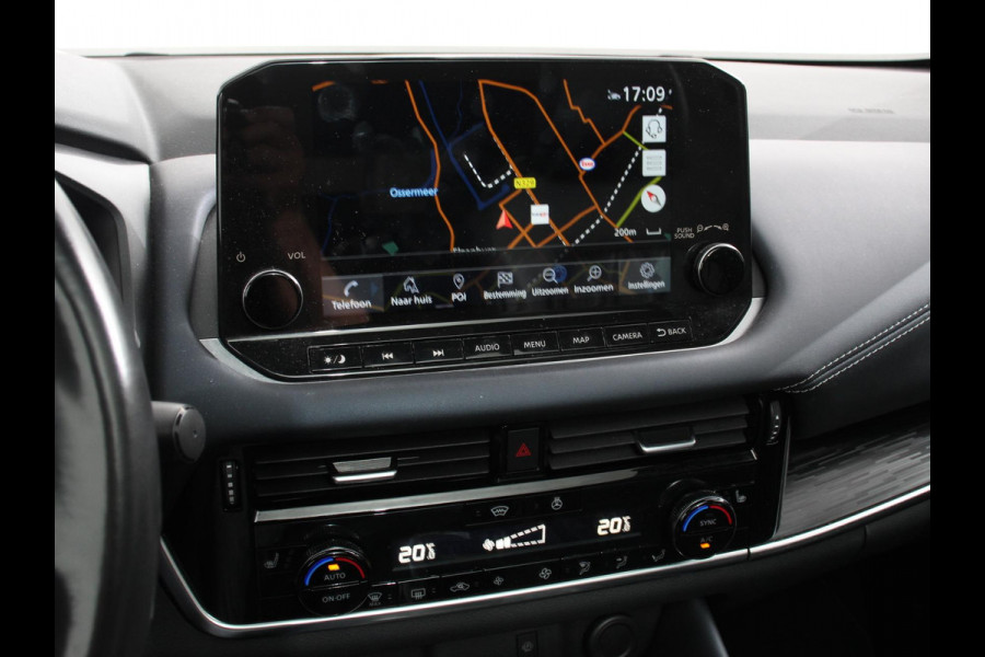 Nissan QASHQAI 1.3 MHEV Xtronic Tekna Plus Navigatie Climate control Head up leder LMV Camera 360 Panorama dak Electrisch bedienbare achterklep