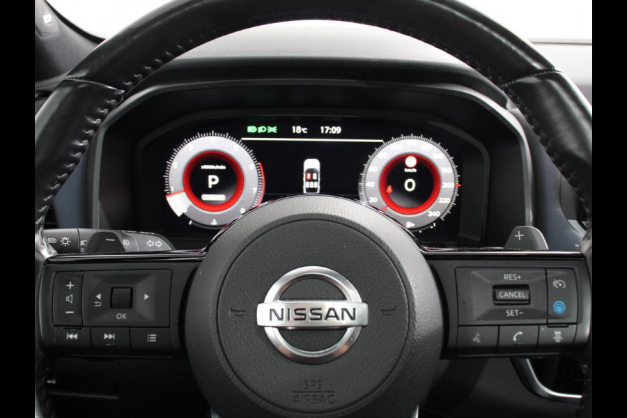 Nissan QASHQAI 1.3 MHEV Xtronic Tekna Plus Navigatie Climate control Head up leder LMV Camera 360 Panorama dak Electrisch bedienbare achterklep