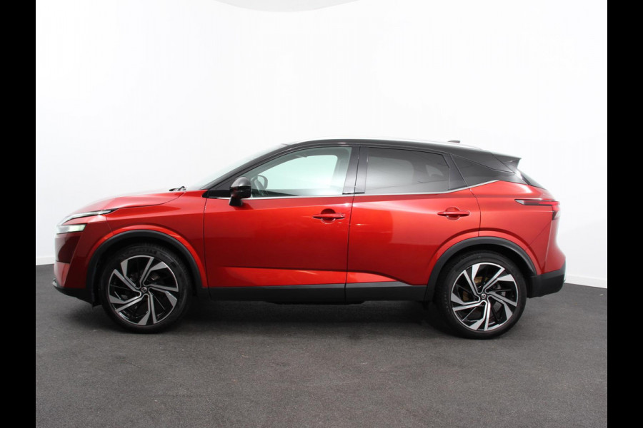 Nissan QASHQAI 1.3 MHEV Xtronic Tekna Plus Navigatie Climate control Head up leder LMV Camera 360 Panorama dak Electrisch bedienbare achterklep