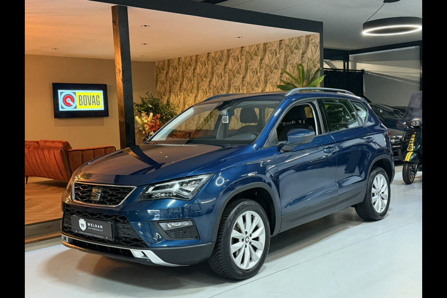 Seat Ateca 1.0 EcoTSI Style Edition|Lava Blue|Dealer Onderhouden|AllSeason|Virtual Cockpit|LED|Navi|CarPlay|Cruise|PDC|Rijklaar