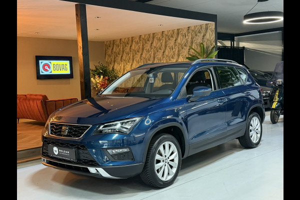 Seat Ateca 1.0 EcoTSI Style Edition|Lava Blue|Dealer Onderhouden|AllSeason|Virtual Cockpit|LED|Navi|CarPlay|Cruise|PDC|Rijklaar