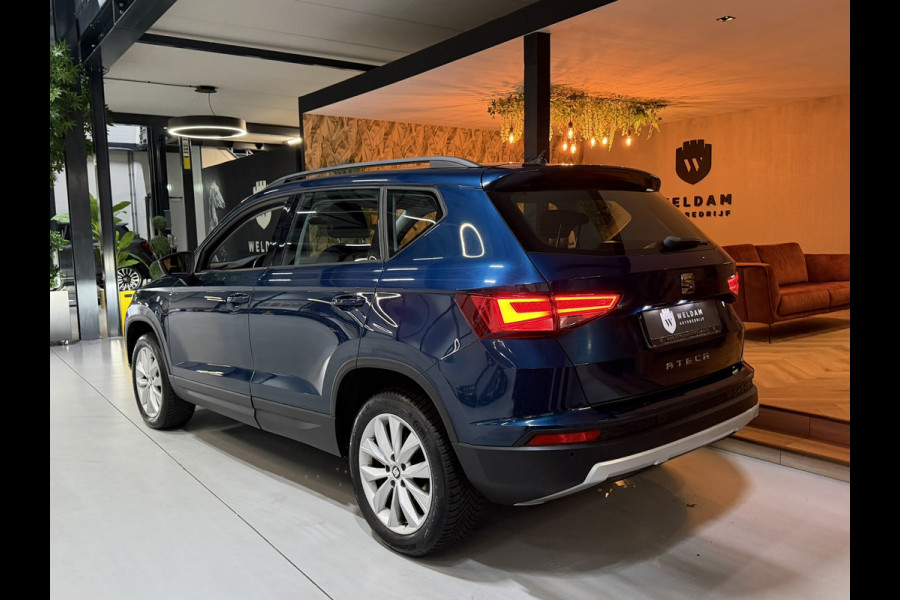 Seat Ateca 1.0 EcoTSI Style Edition|Lava Blue|Dealer Onderhouden|AllSeason|Virtual Cockpit|LED|Navi|CarPlay|Cruise|PDC|Rijklaar