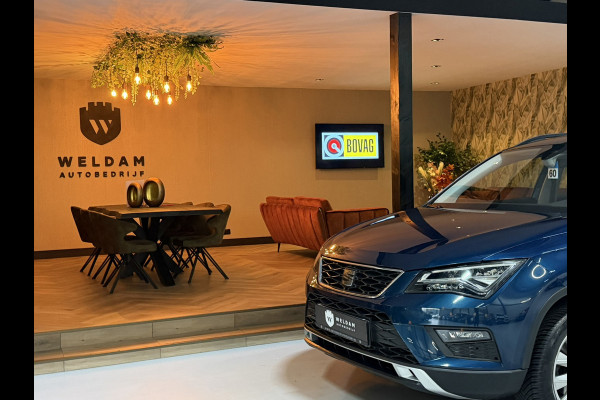 Seat Ateca 1.0 EcoTSI Style Edition|Lava Blue|Dealer Onderhouden|AllSeason|Virtual Cockpit|LED|Navi|CarPlay|Cruise|PDC|Rijklaar