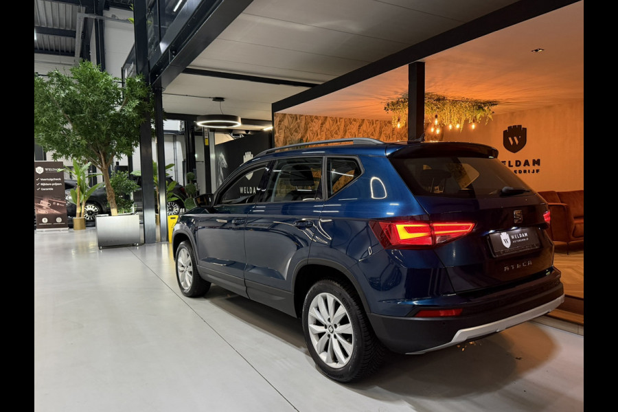 Seat Ateca 1.0 EcoTSI Style Edition|Lava Blue|Dealer Onderhouden|AllSeason|Virtual Cockpit|LED|Navi|CarPlay|Cruise|PDC|Rijklaar