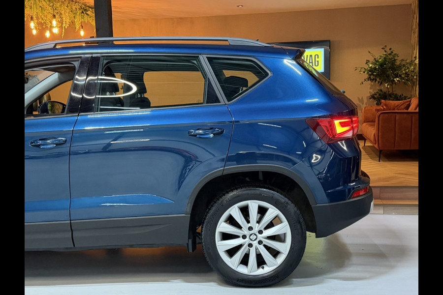 Seat Ateca 1.0 EcoTSI Style Edition|Lava Blue|Dealer Onderhouden|AllSeason|Virtual Cockpit|LED|Navi|CarPlay|Cruise|PDC|Rijklaar