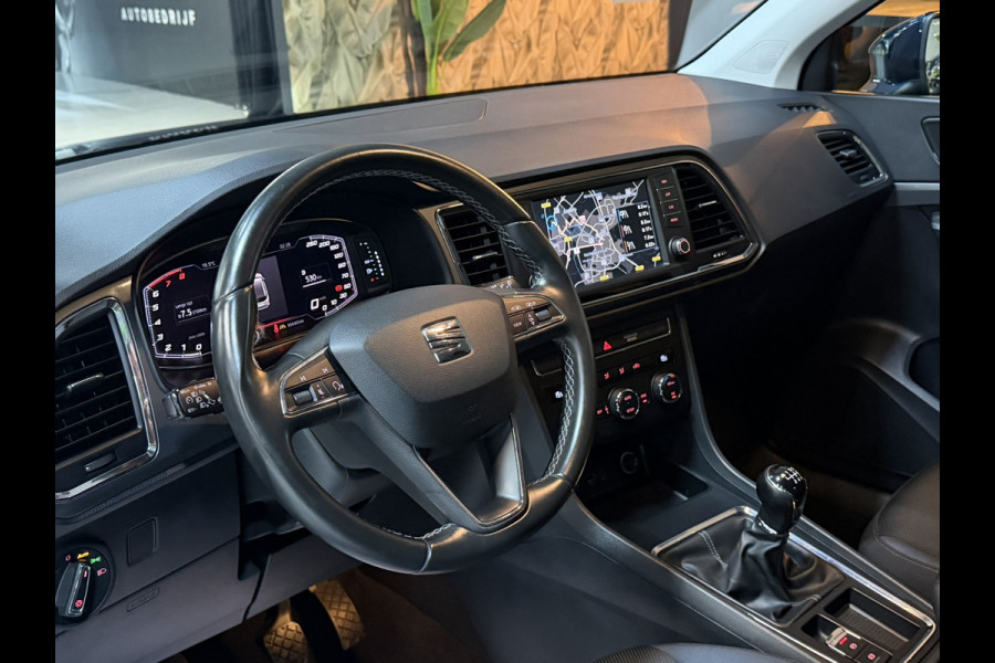 Seat Ateca 1.0 EcoTSI Style Edition|Lava Blue|Dealer Onderhouden|AllSeason|Virtual Cockpit|LED|Navi|CarPlay|Cruise|PDC|Rijklaar
