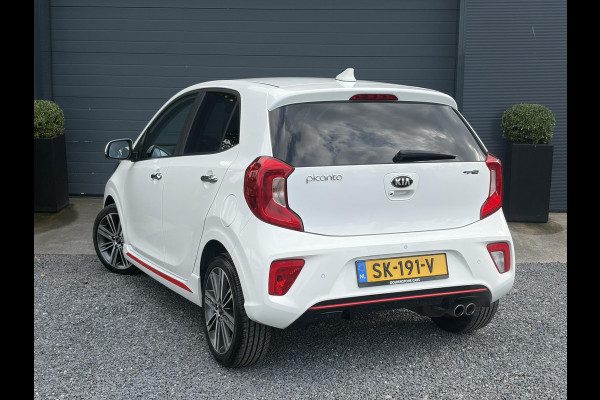 Kia Picanto 1.0 T-GDI GT-Line 102pk l Draadloze telefoonlader l Carplay l 2e Eigenaar l Keyless l Camera l Stoelverw-Stuurverw l Leder l Navi l Airco l Cruise l Lm velgen l Pdc l N.A.P l Net beurt gehad l Apk tot 09-2027