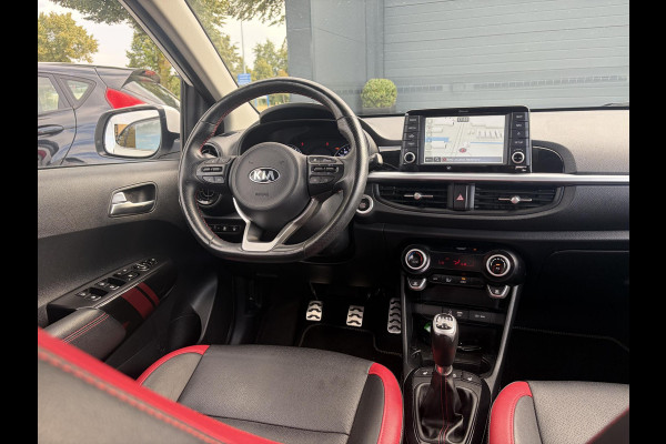 Kia Picanto 1.0 T-GDI GT-Line 102pk l Draadloze telefoonlader l Carplay l 2e Eigenaar l Keyless l Camera l Stoelverw-Stuurverw l Leder l Navi l Airco l Cruise l Lm velgen l Pdc l N.A.P l Net beurt gehad l Apk tot 09-2027