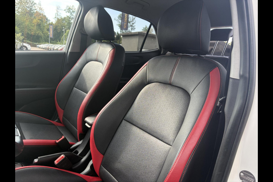 Kia Picanto 1.0 T-GDI GT-Line 102pk l Draadloze telefoonlader l Carplay l 2e Eigenaar l Keyless l Camera l Stoelverw-Stuurverw l Leder l Navi l Airco l Cruise l Lm velgen l Pdc l N.A.P l Net beurt gehad l Apk tot 09-2027