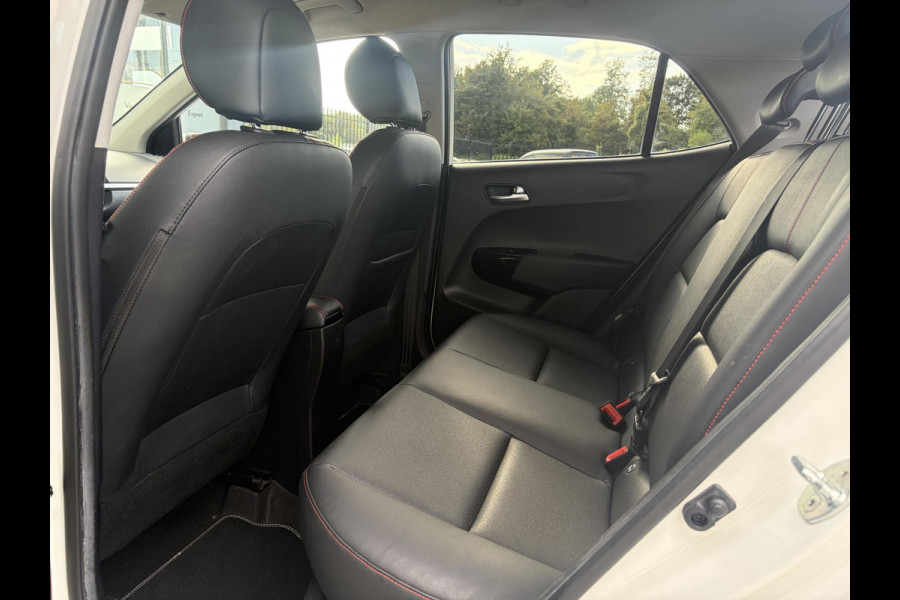 Kia Picanto 1.0 T-GDI GT-Line 102pk l Draadloze telefoonlader l Carplay l 2e Eigenaar l Keyless l Camera l Stoelverw-Stuurverw l Leder l Navi l Airco l Cruise l Lm velgen l Pdc l N.A.P l Net beurt gehad l Apk tot 09-2027