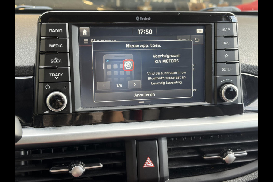 Kia Picanto 1.0 T-GDI GT-Line 102pk l Draadloze telefoonlader l Carplay l 2e Eigenaar l Keyless l Camera l Stoelverw-Stuurverw l Leder l Navi l Airco l Cruise l Lm velgen l Pdc l N.A.P l Net beurt gehad l Apk tot 09-2027