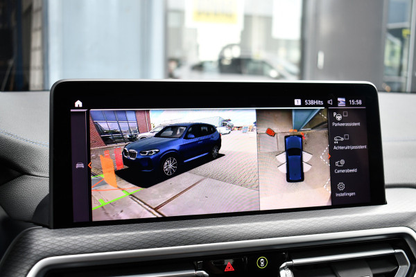 BMW X3 xDrive30e M-Sport M-zetels Pano HUD 360-cam Adp-demping 20inch
