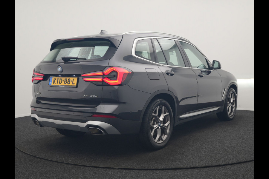 BMW X3 xDrive30e PHEV FACELIFT 293pk Dealer O.H | Panodak | 360 Camera | Adaptive Cruise | Head Up | Lederen Sportstoelen Verwarmd | Keyless | BLIS | Apple Carplay | Navigatie | Virtual | DAB | 19"L.M | Plug In Hybrid |