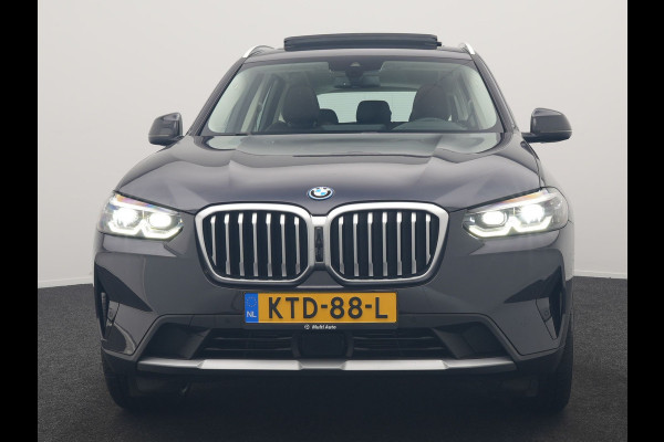 BMW X3 xDrive30e PHEV FACELIFT 293pk Dealer O.H | Panodak | 360 Camera | Adaptive Cruise | Head Up | Lederen Sportstoelen Verwarmd | Keyless | BLIS | Apple Carplay | Navigatie | Virtual | DAB | 19"L.M | Plug In Hybrid |