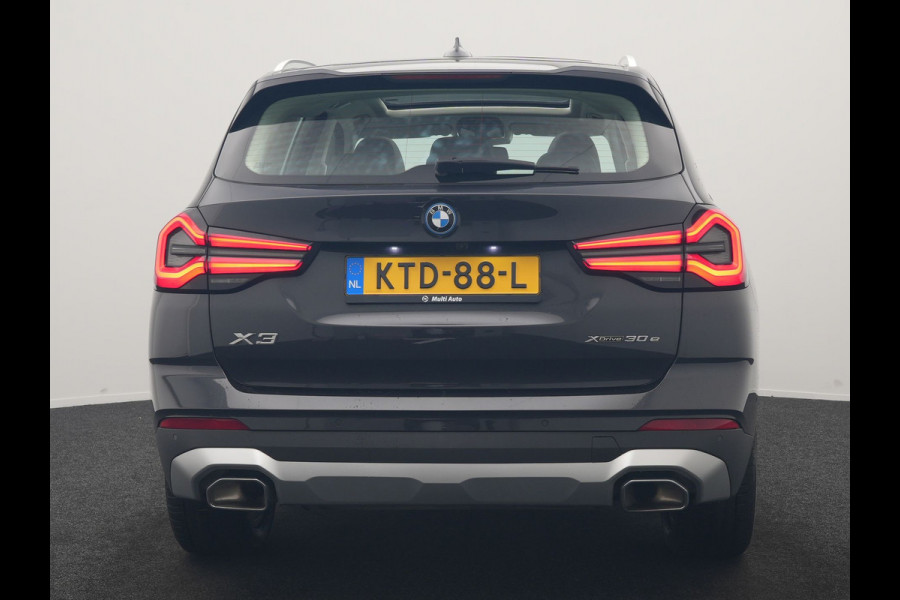 BMW X3 xDrive30e PHEV FACELIFT 293pk Dealer O.H | Panodak | 360 Camera | Adaptive Cruise | Head Up | Lederen Sportstoelen Verwarmd | Keyless | BLIS | Apple Carplay | Navigatie | Virtual | DAB | 19"L.M | Plug In Hybrid |