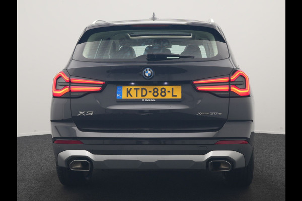 BMW X3 xDrive30e PHEV FACELIFT 293pk Dealer O.H | Panodak | 360 Camera | Adaptive Cruise | Head Up | Lederen Sportstoelen Verwarmd | Keyless | BLIS | Apple Carplay | Navigatie | Virtual | DAB | 19"L.M | Plug In Hybrid |
