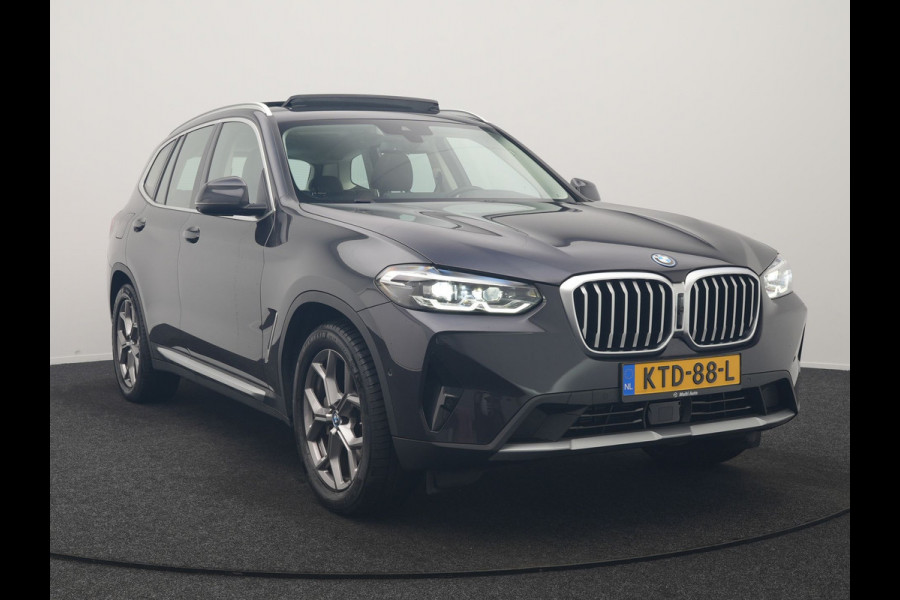 BMW X3 xDrive30e PHEV FACELIFT 293pk Dealer O.H | Panodak | 360 Camera | Adaptive Cruise | Head Up | Lederen Sportstoelen Verwarmd | Keyless | BLIS | Apple Carplay | Navigatie | Virtual | DAB | 19"L.M | Plug In Hybrid |