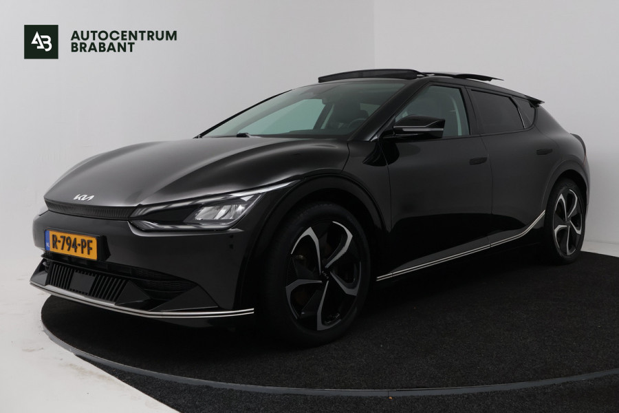 Kia Ev6 Plus Advanced 77.4 kWh (PANORAMADAK, STUUR-/STOELVERWARMING, SFEERVERLICHTING, MERIDIAN, EIGENAAR, MEMORY, AUTOPILOT)