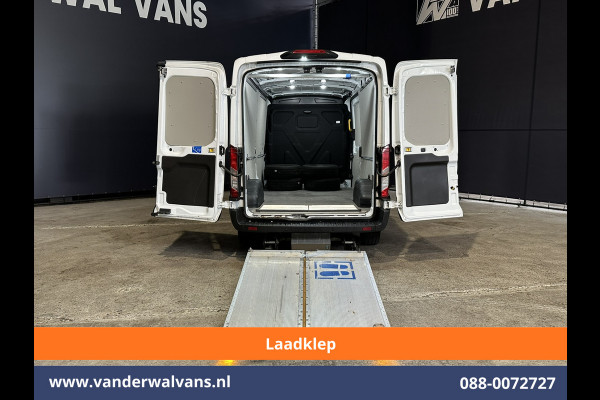 Ford Transit 2.0 TDCI 131pk L3H2 ** Laadklep ** Euro6 Airco | Camera | Navigatie | Apple Carplay | Adaptieve Cruisecontrol Android Auto, Parkeersensoren, Verwarmde voorruit, Stoelverwarming, Bijrijdersbank