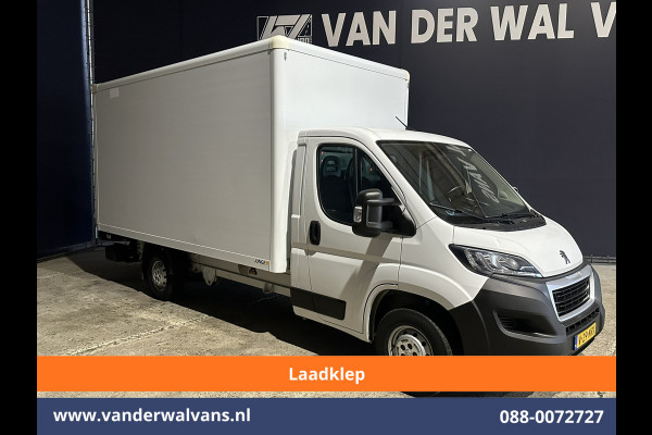 Peugeot Boxer 2.2 BlueHDi 141pk Bakwagen 435cm Lang Laadklep Euro6 Airco | 1055kg laadvermogen | Cruisecontrol Bijrijdersbank