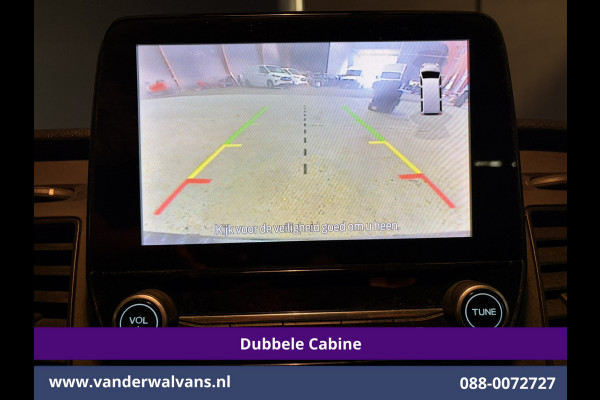 Ford Transit Custom 2.0 TDCI 130pk Automaat L2H1 Dubbele Cabine Euro6 Airco | 6-Zits | Camera | Navigatie | Apple Carplay Cruisecontrol, LED, Verwarmde voorruit, Stoelverwarming, Parkeersensoren, Achterklep