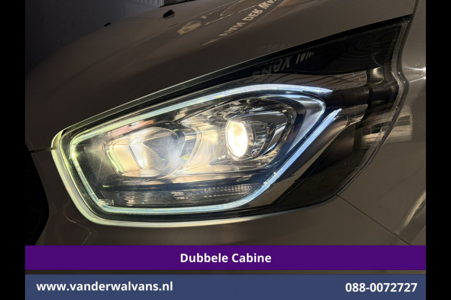 Ford Transit Custom 2.0 TDCI 130pk Automaat L2H1 Dubbele Cabine Euro6 Airco | 6-Zits | Camera | Navigatie | Apple Carplay Cruisecontrol, LED, Verwarmde voorruit, Stoelverwarming, Parkeersensoren, Achterklep