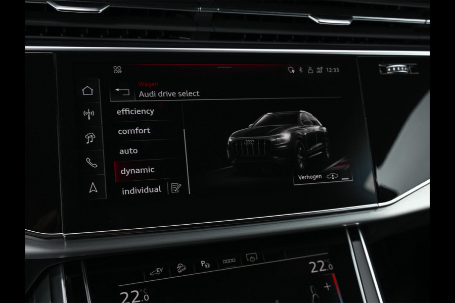 Audi Q8 55 TFSI e quattro Pro Line S | Panoramadak | NL-Auto | Dealeronderhouden | B&O | 360 Camera | Luchtvering | Adaptieve Cruise | Memory-Seats | Ambiance Interieur | Trekhaak | Stoelverwarming |