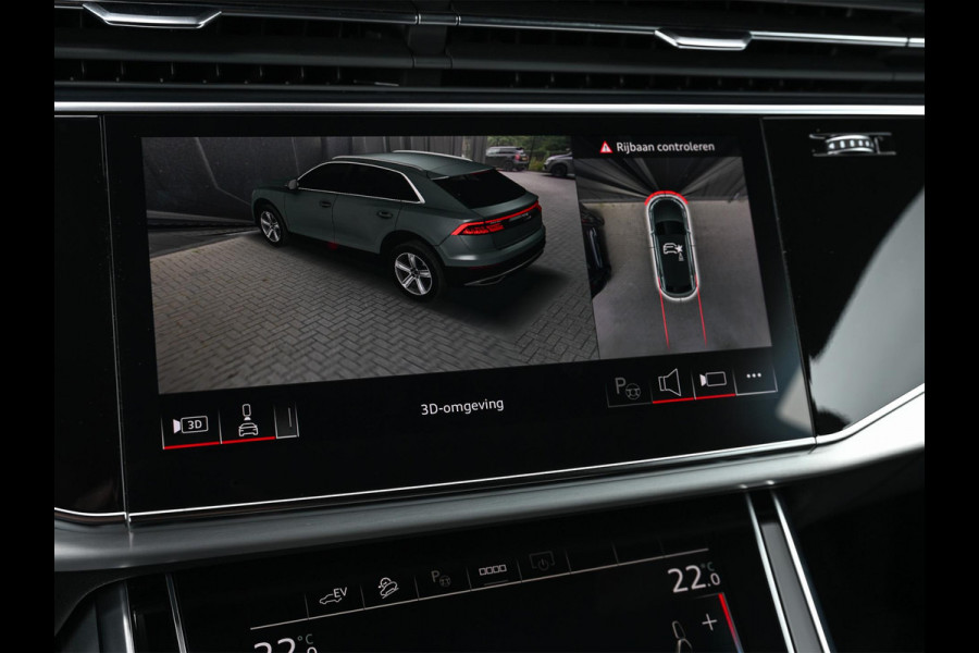 Audi Q8 55 TFSI e quattro Pro Line S | Panoramadak | NL-Auto | Dealeronderhouden | B&O | 360 Camera | Luchtvering | Adaptieve Cruise | Memory-Seats | Ambiance Interieur | Trekhaak | Stoelverwarming |