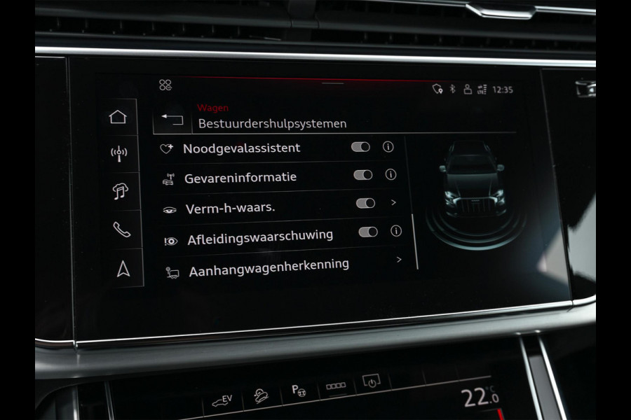 Audi Q8 55 TFSI e quattro Pro Line S | Panoramadak | NL-Auto | Dealeronderhouden | B&O | 360 Camera | Luchtvering | Adaptieve Cruise | Memory-Seats | Ambiance Interieur | Trekhaak | Stoelverwarming |