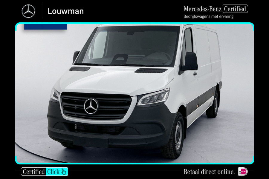 Mercedes-Benz Sprinter 319 CDI L2H1 Pro Led Trekhaak Navigatie Parkeerpakket Carplay Betimmering BPM vrij Stoelverwarming