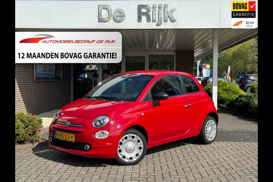 Fiat 500 1.0 Hybrid | Carplay/Android, Airco, Cruise, PDC, DAB |