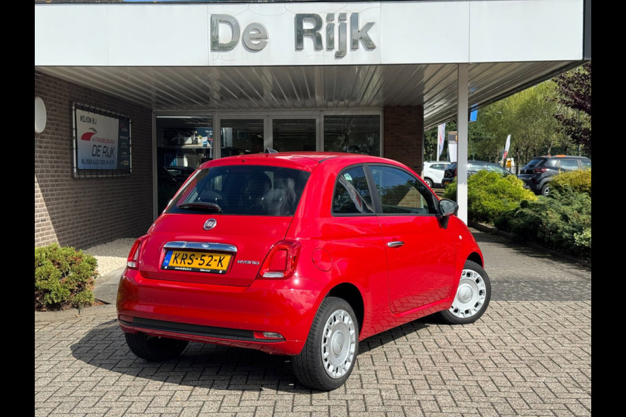 Fiat 500 1.0 Hybrid | Carplay/Android, Airco, Cruise, PDC, DAB |