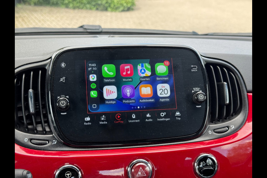 Fiat 500 1.0 Hybrid | Carplay/Android, Airco, Cruise, PDC, DAB |