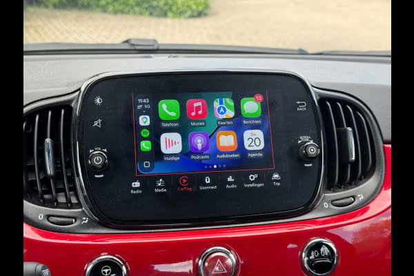 Fiat 500 1.0 Hybrid | Carplay/Android, Airco, Cruise, PDC, DAB |