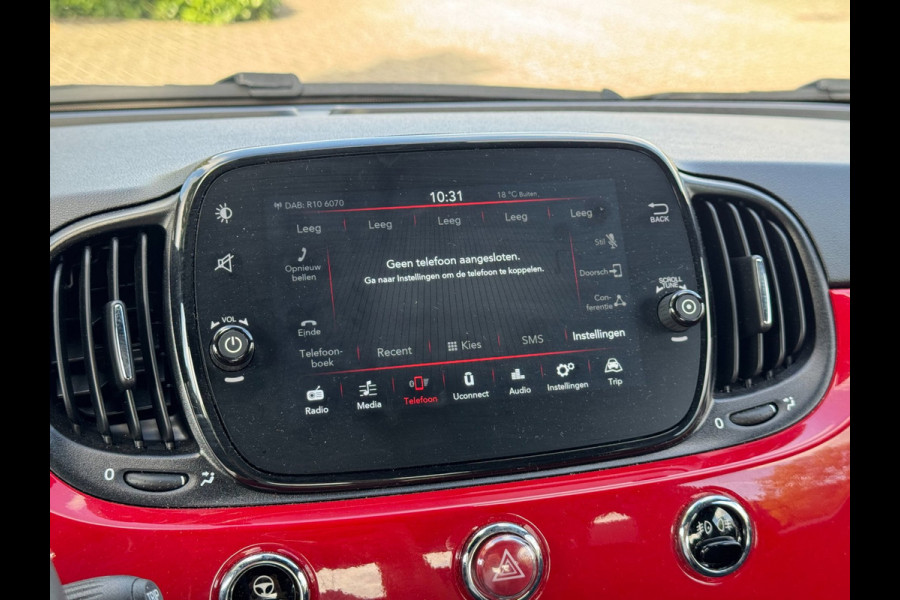 Fiat 500 1.0 Hybrid | Carplay/Android, Airco, Cruise, PDC, DAB |