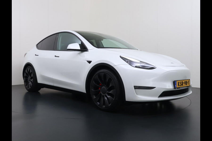Tesla Model Y Performance AWD 75 kWh SOH 94% | AFN. TREKHAAK | 21 INCH TURBINE VELGEN | TESLA GARANTIE T/M 01-2028 OF 80.000 KM | ACCU & AANDRIJFLIJN GARANTIE T/M 01-2032 OF 192.000 KM | ALL IN RIJKLAAR PRIJS |