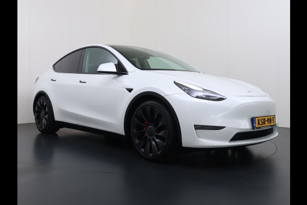 Tesla Model Y Performance AWD 75 kWh SOH 94% | AFN. TREKHAAK | 21 INCH TURBINE VELGEN | TESLA GARANTIE T/M 01-2028 OF 80.000 KM | ACCU & AANDRIJFLIJN GARANTIE T/M 01-2032 OF 192.000 KM | ALL IN RIJKLAAR PRIJS |