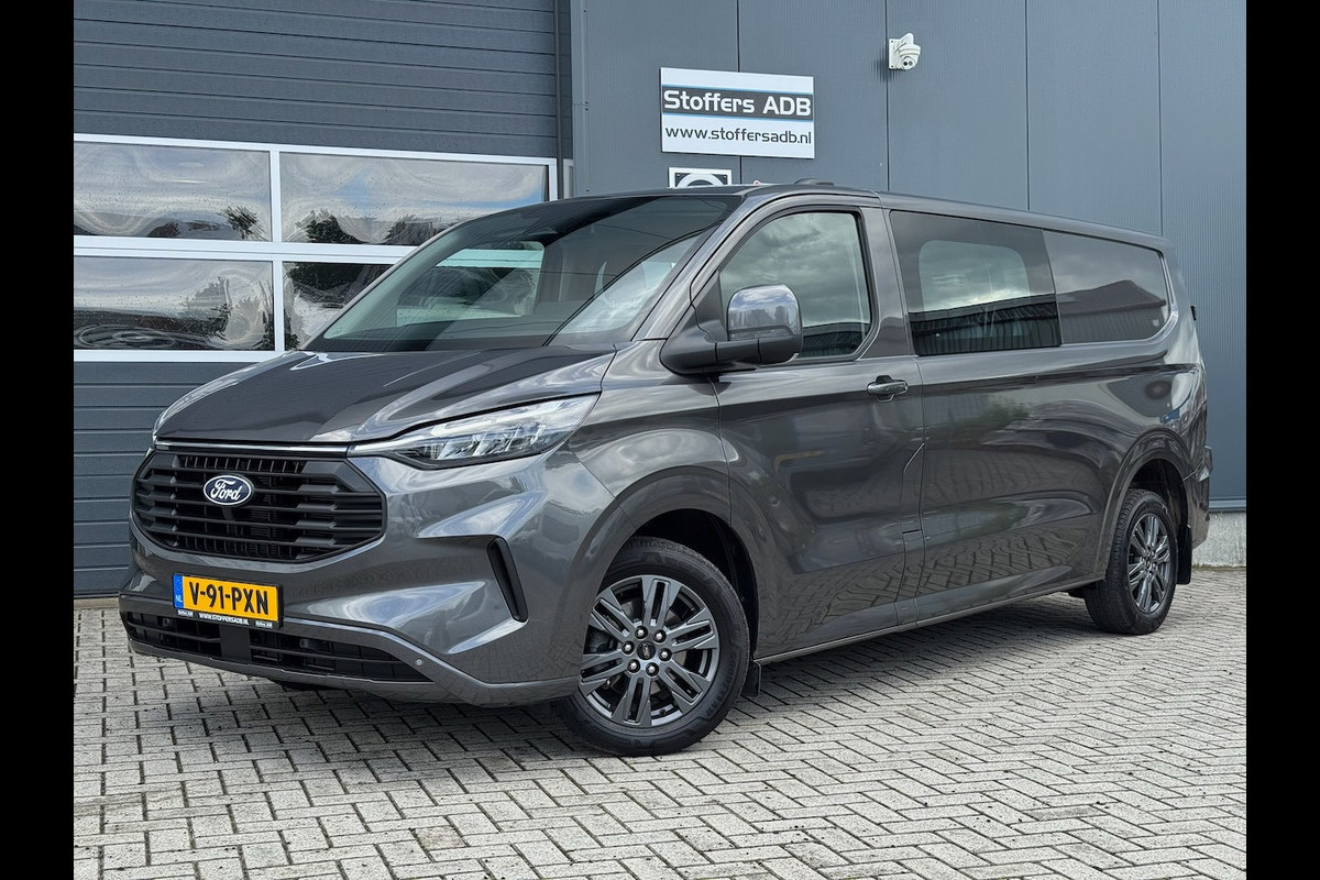 Ford Transit Custom 320 2.0 TDCI 170pk AWD L2H1 Limited DC Automaat | 6-pers | Trekhaak | Navi | Winterpack | ACC | BLIS | 4WD