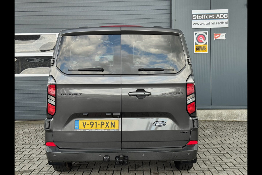 Ford Transit Custom 320 2.0 TDCI 170pk AWD L2H1 Limited DC Automaat | 6-pers | Trekhaak | Navi | Winterpack | ACC | BLIS | 4WD