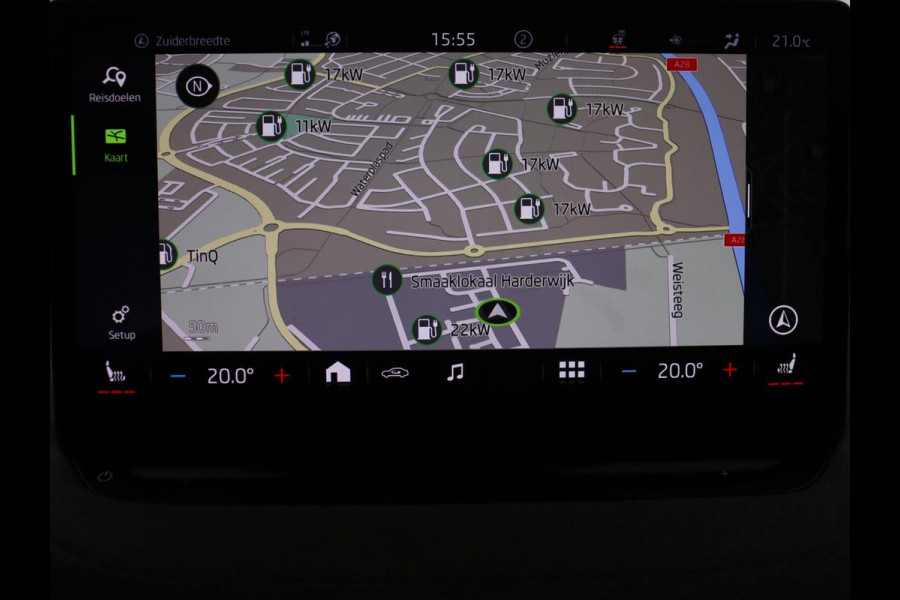 Škoda Enyaq iV 80 | SOH 92,1% | Memory | Half leder | Stuur/stoel verwarming | Adaptive cruise | Lane assist | Dode hoek | Carplay | Sfeer verlichting | Camera | Climate control | Elektrische achterklep
