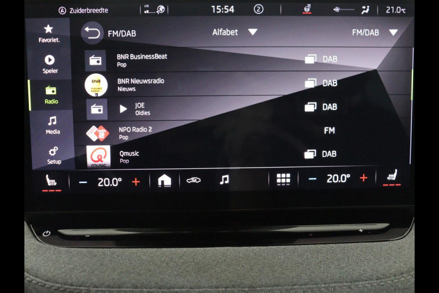Škoda Enyaq iV 80 | SOH 92,1% | Memory | Half leder | Stuur/stoel verwarming | Adaptive cruise | Lane assist | Dode hoek | Carplay | Sfeer verlichting | Camera | Climate control | Elektrische achterklep