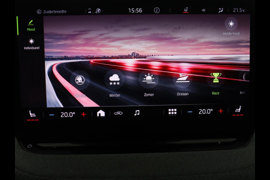 Škoda Enyaq iV 80 | SOH 92,1% | Memory | Half leder | Stuur/stoel verwarming | Adaptive cruise | Lane assist | Dode hoek | Carplay | Sfeer verlichting | Camera | Climate control | Elektrische achterklep