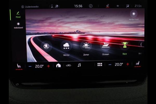Škoda Enyaq iV 80 | SOH 92,1% | Memory | Half leder | Stuur/stoel verwarming | Adaptive cruise | Lane assist | Dode hoek | Carplay | Sfeer verlichting | Camera | Climate control | Elektrische achterklep
