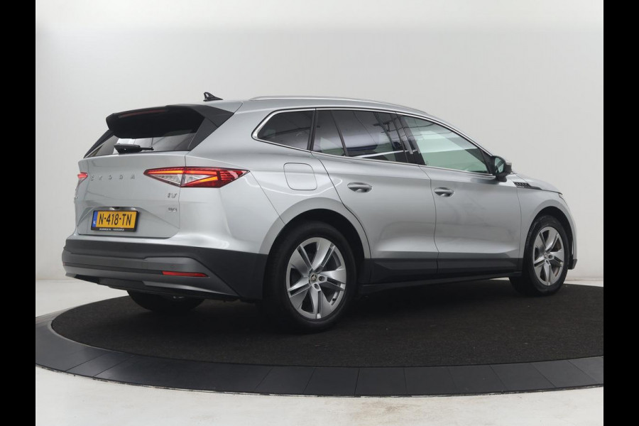 Škoda Enyaq iV 80 | SOH 92,1% | Memory | Half leder | Stuur/stoel verwarming | Adaptive cruise | Lane assist | Dode hoek | Carplay | Sfeer verlichting | Camera | Climate control | Elektrische achterklep