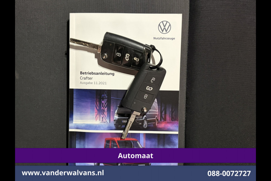 Volkswagen Crafter 2.0 TDI 141pk Automaat L3H3 L2H2 Euro6 Airco | Camera | Navigatie | Apple Carplay Android Auto, Parkeersensoren, Bijrijdersbank, 3000kg trekvermogen