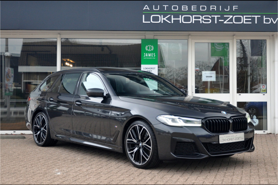 BMW 5 Serie Touring 518d High Executive Edition | M-Sport | 20 inch | Panorama | Individual Dakota Leder